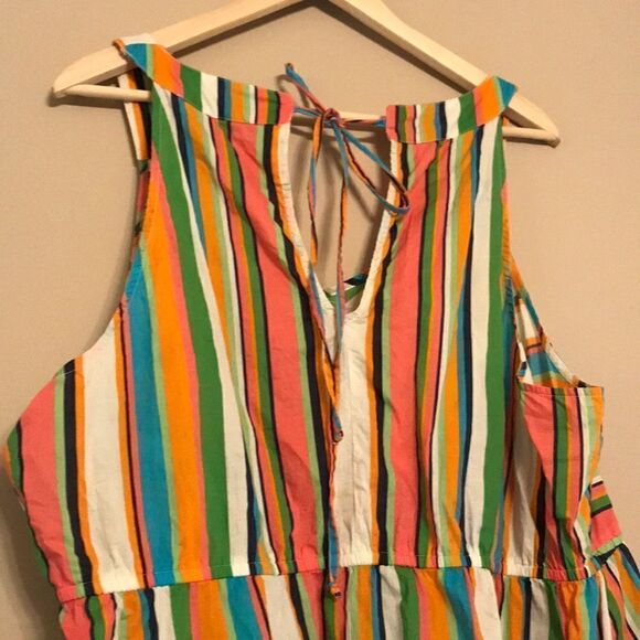 Red Camel Bold Stripe Tank Top - Size 3X - Picture 10 of 11